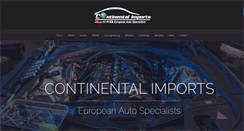 Desktop Screenshot of continentalimports.com