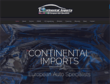 Tablet Screenshot of continentalimports.com